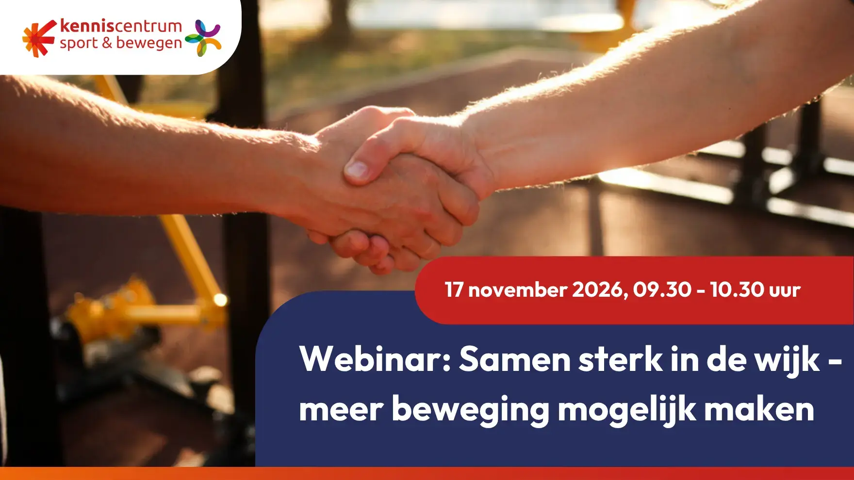 Aankondiging webinar samen sterk in de wijk